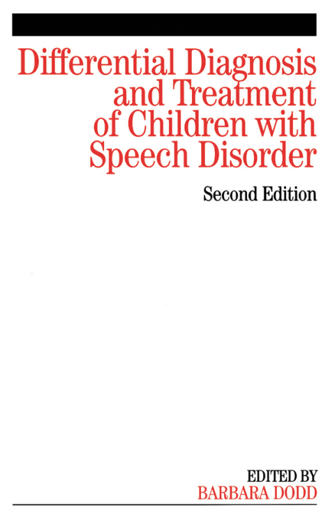 Cover image for book Differential Diagnosis and Treatment of Children with Speech Disorder