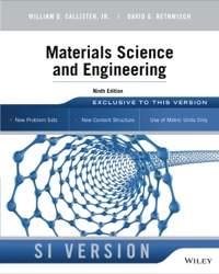 MATERIALS SCIENCE AND ENGINEERING