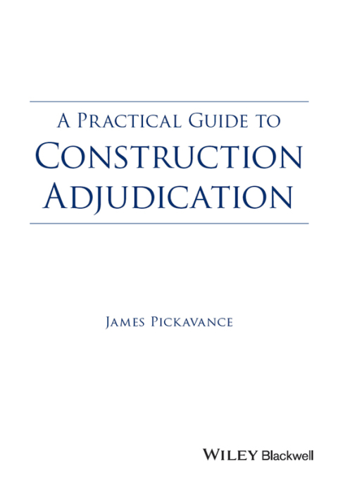 Cover image for book A Practical Guide to Construction Adjudication