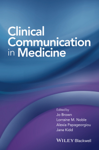 Cover image: Clinical Communication in Medicine 1st edition 9781118728246