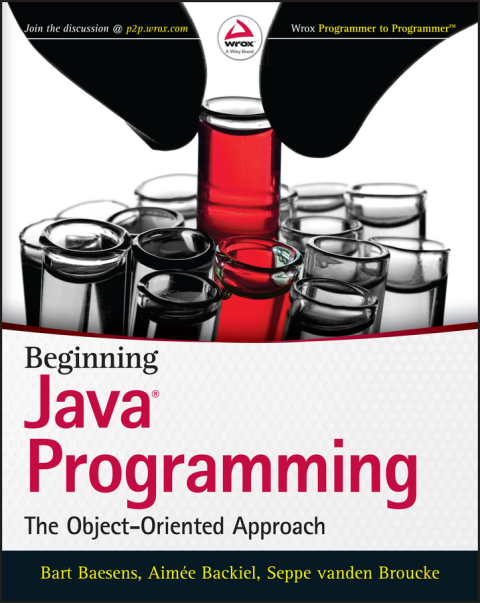 Cover image for book Beginning Java Programming: The Object-Oriented Approach