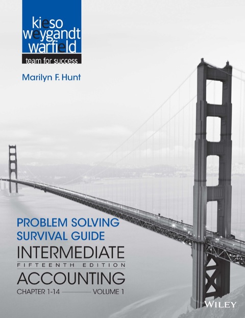 Cover image for book Problem Solving Survival Guide to accompany Intermediate Accounting Volume 1 (Chapters 1 - 14)