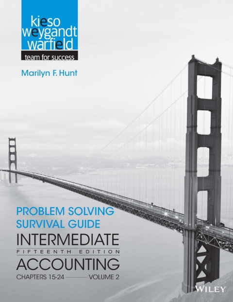 Cover image for book Problem Solving Survival Guide to accompany Intermediate Accounting, Volume 2: Chapters 15 - 24