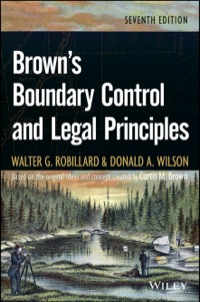 صورة الغلاف: Brown's Boundary Control and Legal Principles 7th edition 9781118431436