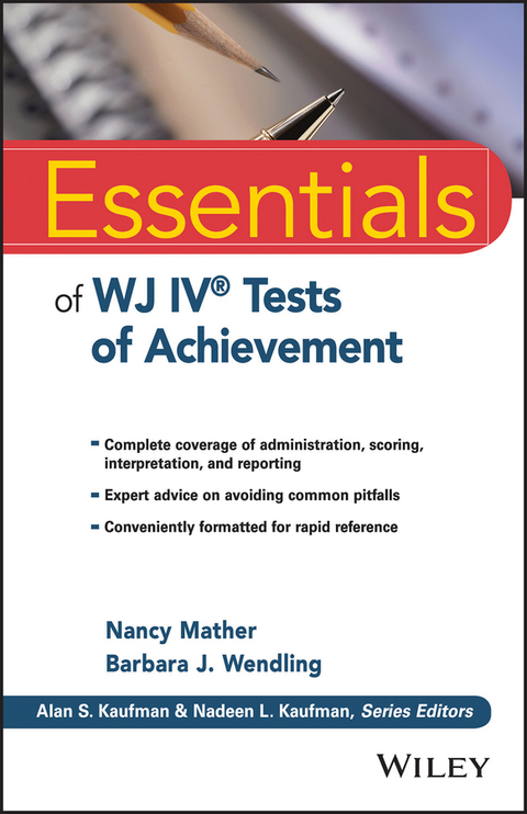 Cover image for book Essentials of WJ IV Tests of Achievement