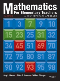 Mathematics for Elementary Teachers: A Contemporary Approach 10th ...