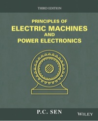 Cover image: Principles of Electric Machines and Power Electronics 3rd edition 9781118078877