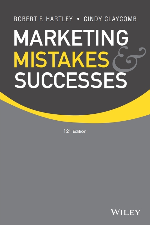 Cover image for book Marketing Mistakes and Successes