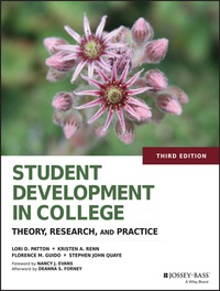 Cover image: Student Development in College: Theory, Research, and Practice 3rd edition 9781118821817