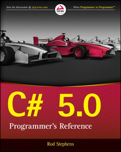 Cover image for book C# 5.0 Programmer's Reference