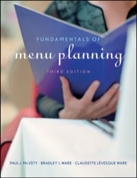 صورة الغلاف: Fundamentals of Menu Planning 3rd edition 9780470072677