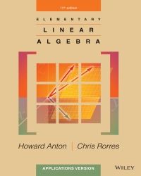 صورة الغلاف: Elementary Linear Algebra, Applications Version 11th edition 9781118434413