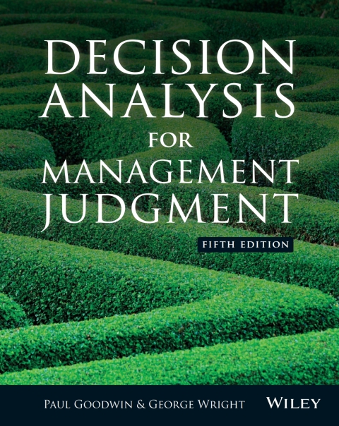 Cover image for book Decision Analysis for Management Judgment