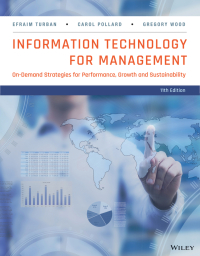 Cover image: Information Technology for Management 11th edition 9781118890790