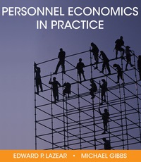 Cover image: Personnel Economics in Practice 3rd edition 9781118206720