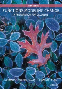 صورة الغلاف: Functions Modeling Change: A Preparation for Calculus 5th edition 9781118583197