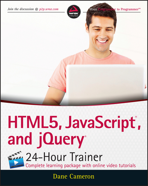 Cover image for book HTML5, JavaScript, and jQuery 24-Hour Trainer