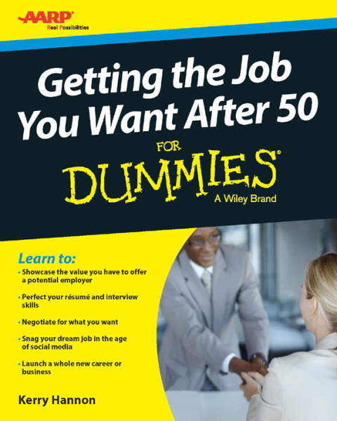 Cover image for book Getting the Job You Want After 50 For Dummies