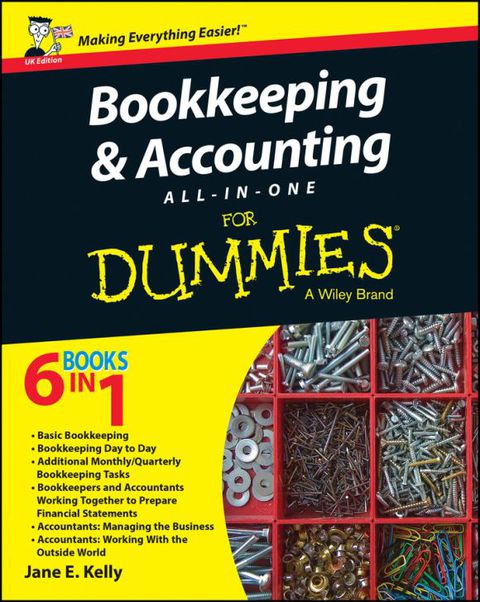Cover image for book Bookkeeping and Accounting All-in-One For Dummies - UK, UK Edition