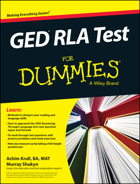 Cover image for book GED RLA For Dummies