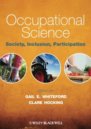 Occupational Science Society Inclusion Participation
