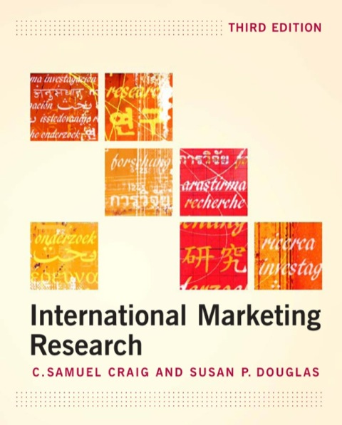 Cover image for book International Marketing Research