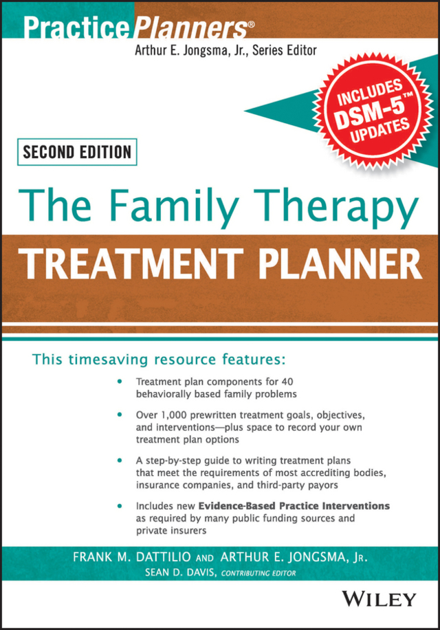 Family Therapy Treatment Planner With Dsm 5 Updates