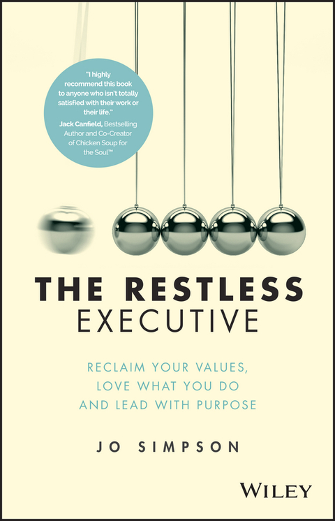 Cover image for book The Restless Executive: Reclaim your values, love what you do and lead with purpose
