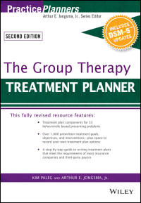 Cover image: The Group Therapy Treatment Planner, with DSM-5 Updates 2nd edition 9781119073185