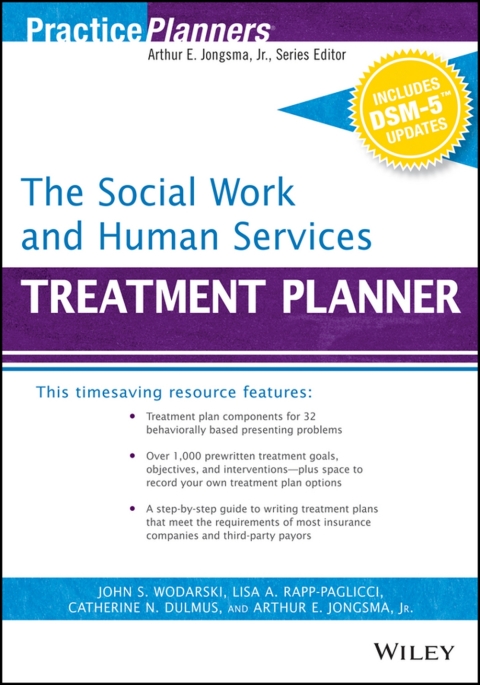 The Social Work and Human Services Treatment Planner, with DSM 5 Updates 