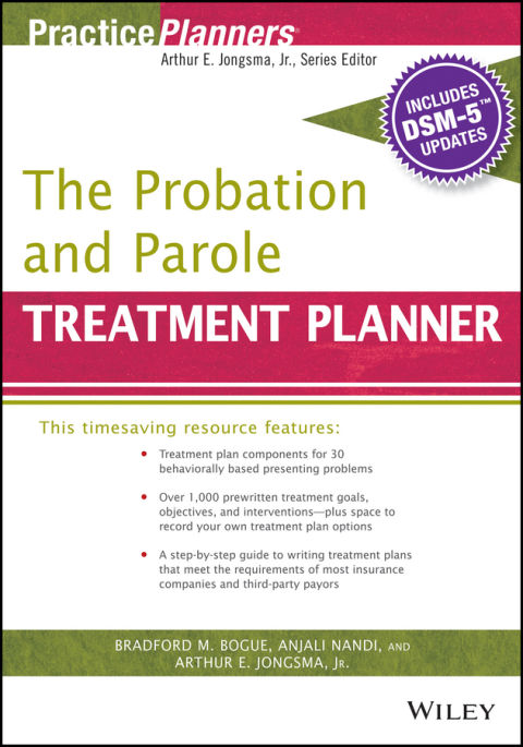 The Probation and Parole Treatment Planner, with DSM 5 Updates 