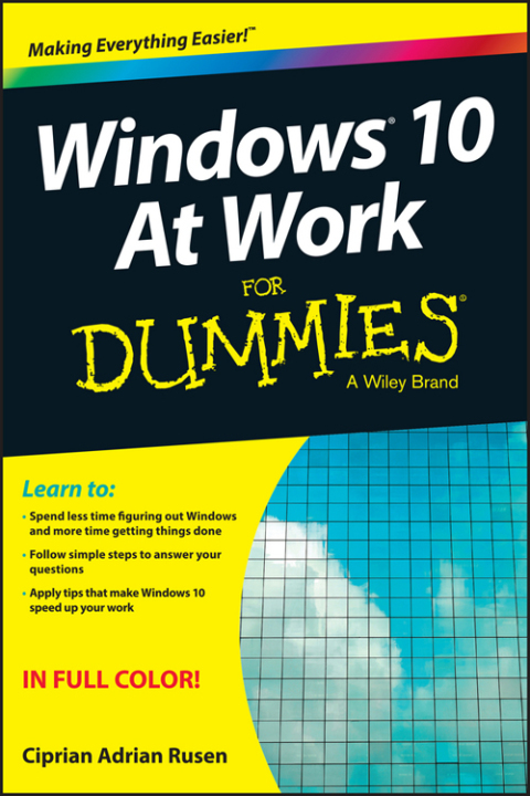 Cover image for book Windows 10 At Work For Dummies