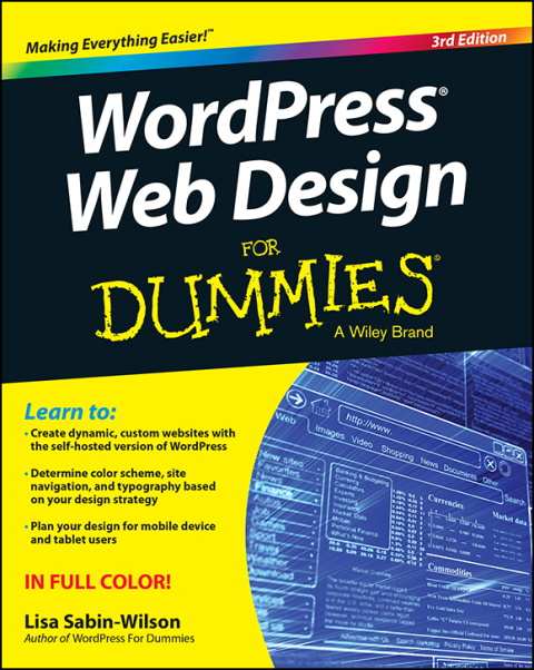 Cover image for book WordPress Web Design For Dummies