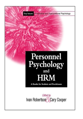 Personnel Psychology and Hrm a Reader for Students and Practioners
