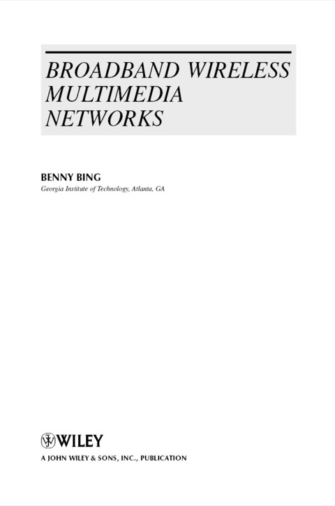 Cover image for book Broadband Wireless Multimedia Networks