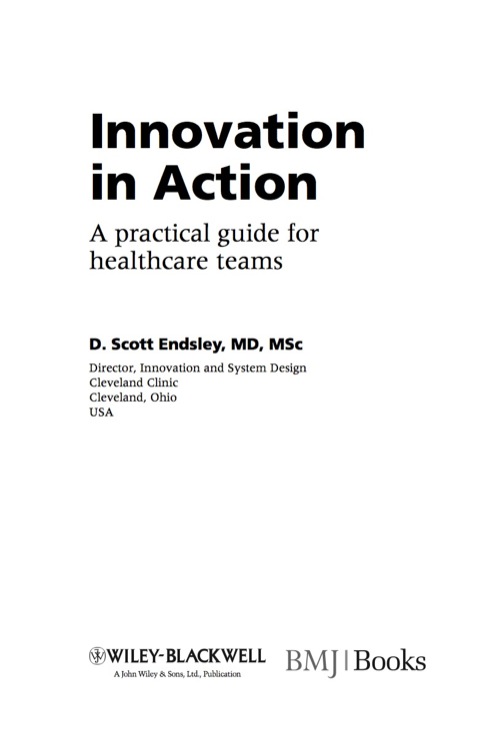 Cover image for book Innovation in Action: A Practical Guide for Healthcare Teams