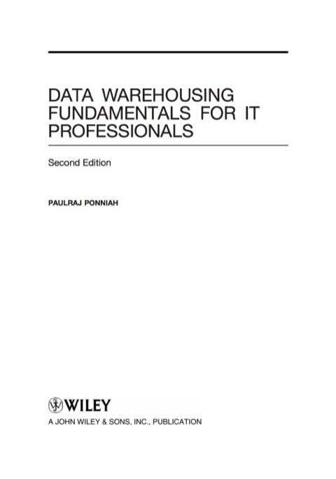 Cover image for book Data Warehousing Fundamentals for IT Professionals