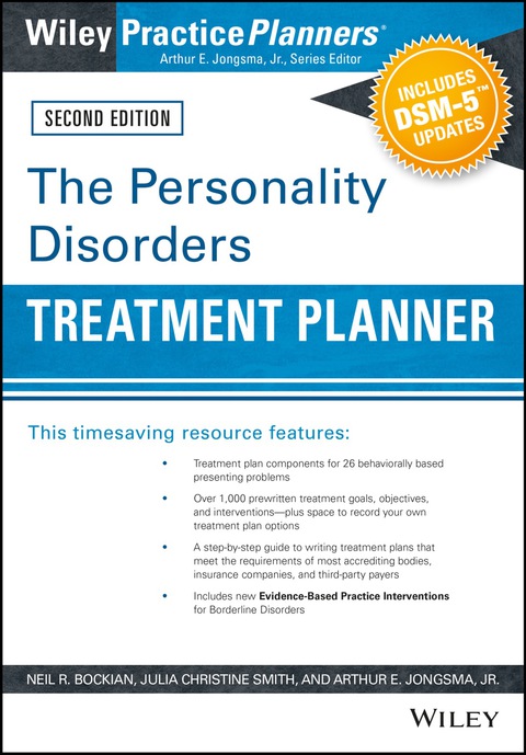 Cover image for book The Personality Disorders Treatment Planner: Includes DSM-5 Updates