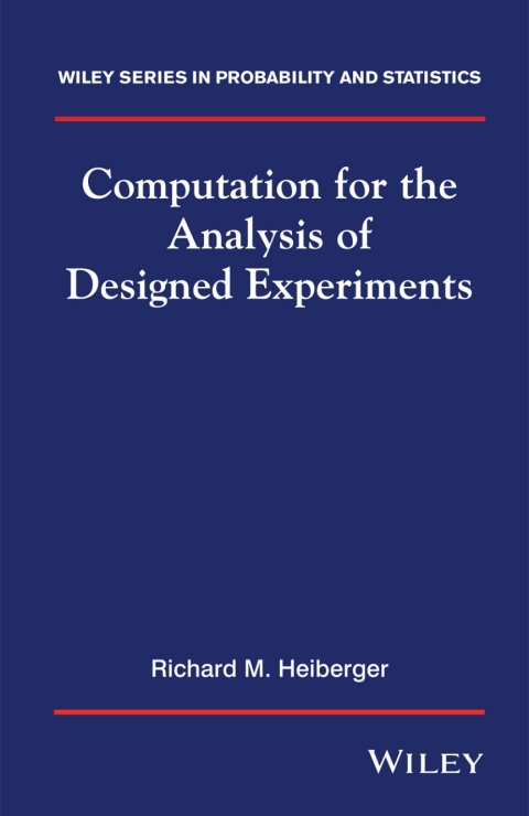 Cover image for book Computation for the Analysis of Designed Experiments
