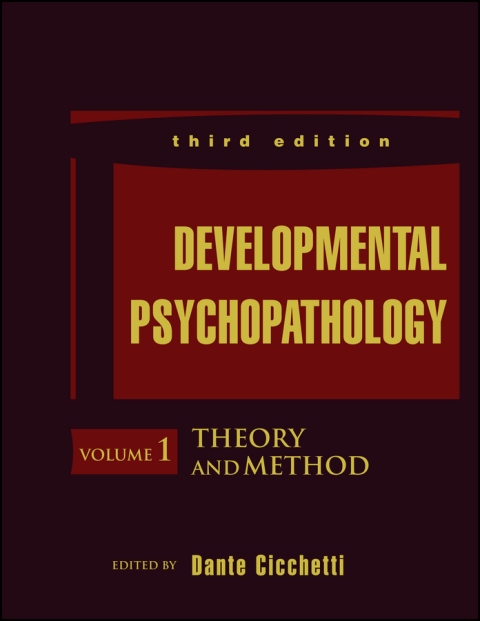 Cover image for book Developmental Psychopathology, Theory and Method