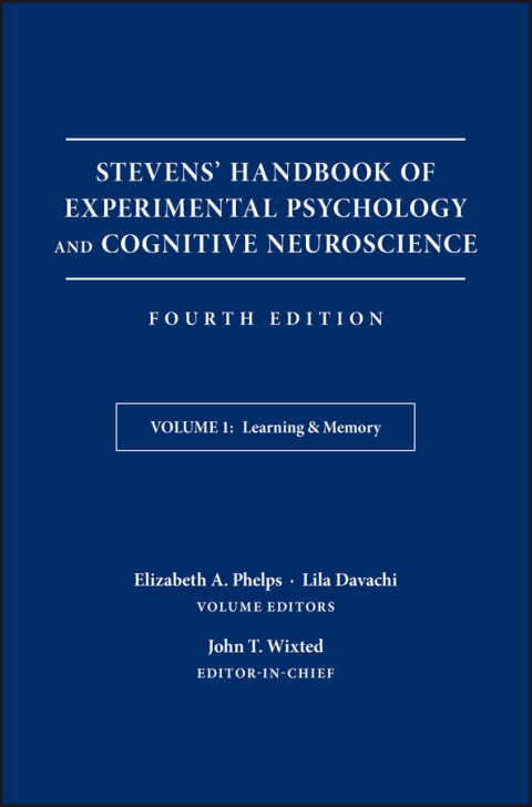 Cover image for book Stevens' Handbook of Experimental Psychology and Cognitive Neuroscience, Learning and Memory