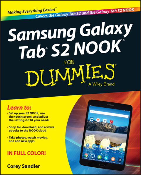 Cover image for book Samsung Galaxy Tab S2 NOOK For Dummies