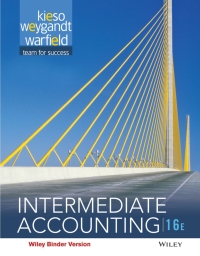 Cover image: Intermediate Accounting 16th edition 9781118742976