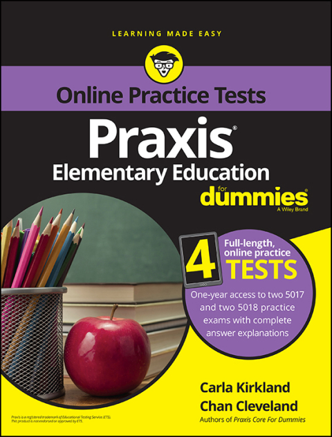 Cover image for book Praxis Elementary Education For Dummies with Online Practice Tests