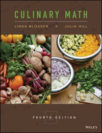Cover image: Culinary Math 4th edition 9781118972724