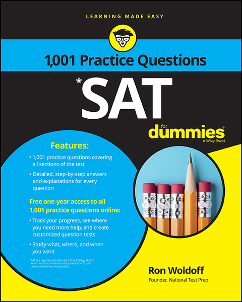 Cover image for book 1,001 SAT Practice Problems For Dummies