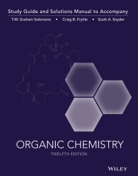 UP81-009 John Wiley & Sons Inc Solomons' Organic Chemistry 2016 T. W. Graham Solomons 40RaD