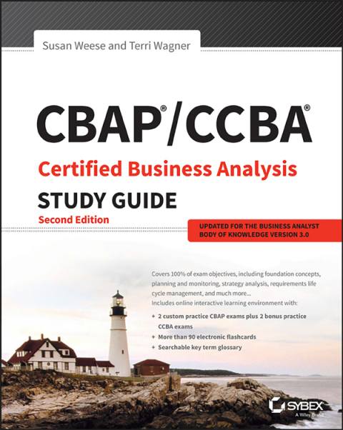 Cover image for book CBAP / CCBA Certified Business Analysis Study Guide