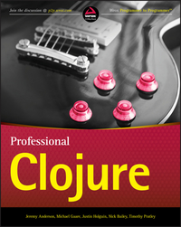 Cover image: Professional Clojure 1st edition 9781119267270