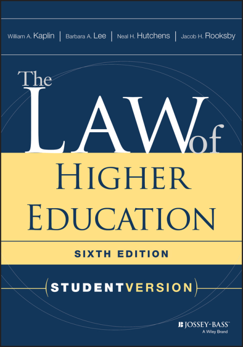 Cover image for book The Law of Higher Education